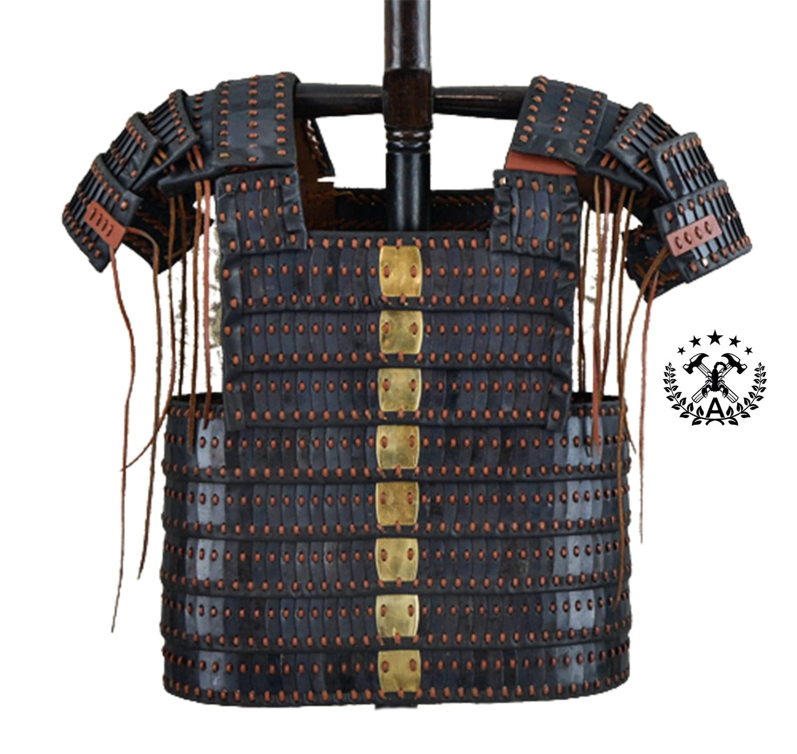 Lamellar Armor, Blackened Steel Lamellar Armor - Anibal Workshop